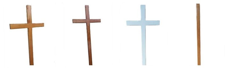 krzyże cmentarne drewniane