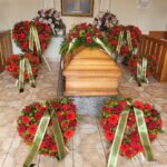 pogrzeb z trumną Kozubek