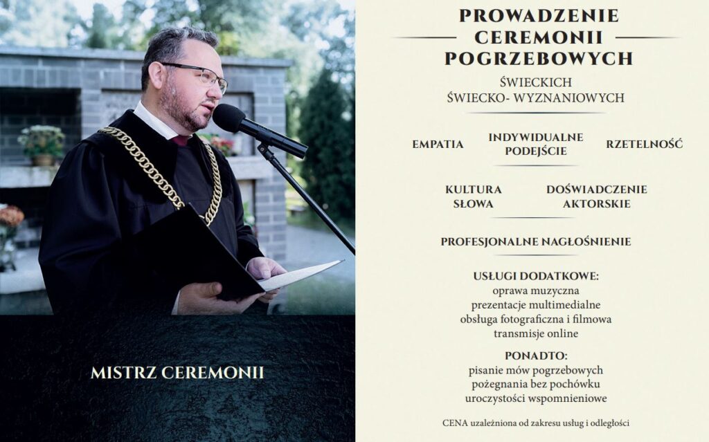 świeckie ceremonie pogrzebowe Tychy, Katowice, Chorzów